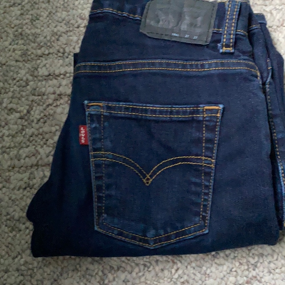 Dark Levi’s jeans